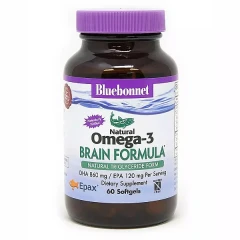 Риб'ячий жир для мозку Bluebonnet Nutrition  (Natura Omega-3 Brain Formula) 1000 мг 