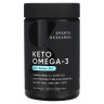 Кето омега с рыбьим жиром дикой красной нерки Sports Research (Keto Omega) 1250 г 120 капсул