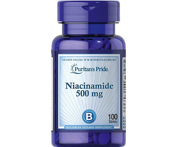 Ниацинамид Puritan's Pride (Niacinamide) 500 мг 100 таблеток