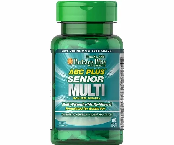 Мультивитамины и минералы 50+ без железа Puritan's Pride (ABC Plus Senior Multi)