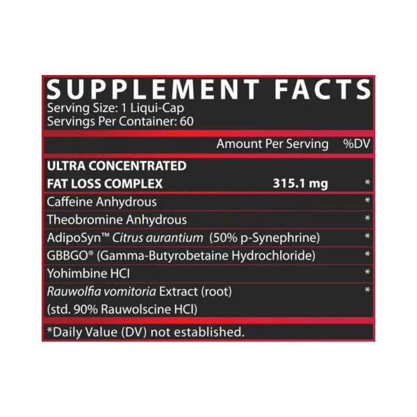 Жиросжигатель Nutrex (Lipo 6 Black Ultra Concentrate) 60 капсул