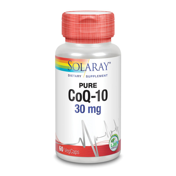 Коензим Q10 Solaray (CoQ-10 Pure) 30 мг 60 капсул