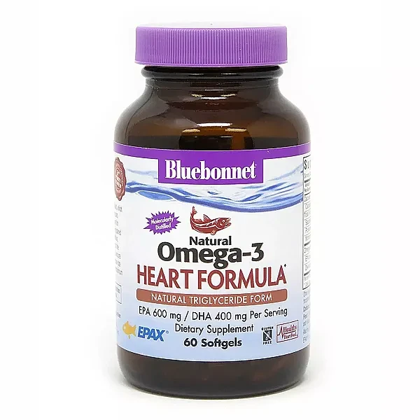 Риб'ячий жир для серця Bluebonnet Nutrition (Natural Omega-3 Heart Formula) 1000 мг 