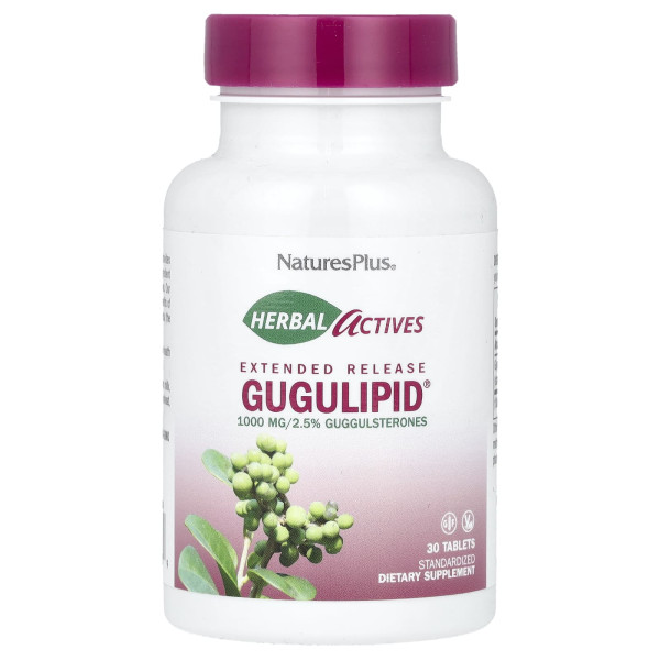 Гуггул Natures Plus (Gugulipid) 1000 мг 30 таблеток