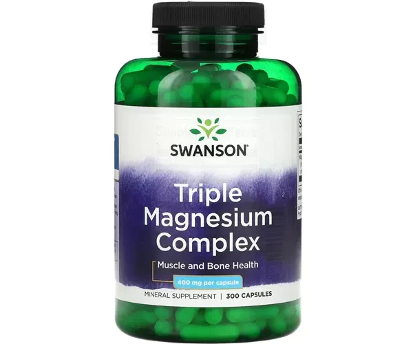Комплекс магния Swanson (Triple Magnesium Complex) 400 мг