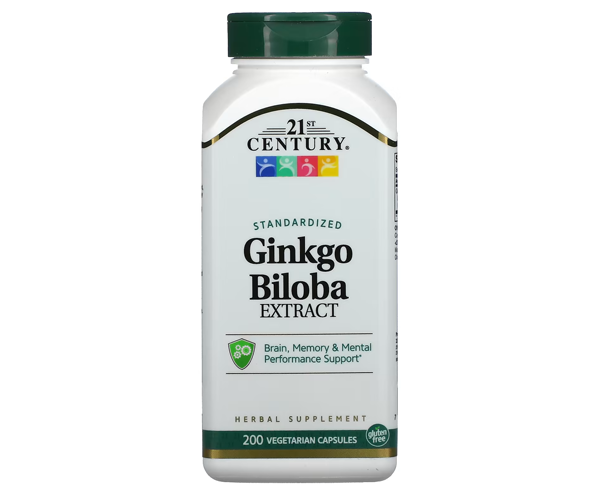 Экстракт листьев гинко билоба 21st Century (Ginkgo Biloba)