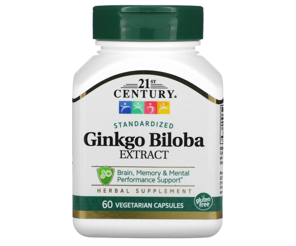Экстракт листьев гинко билоба 21st Century (Ginkgo Biloba)