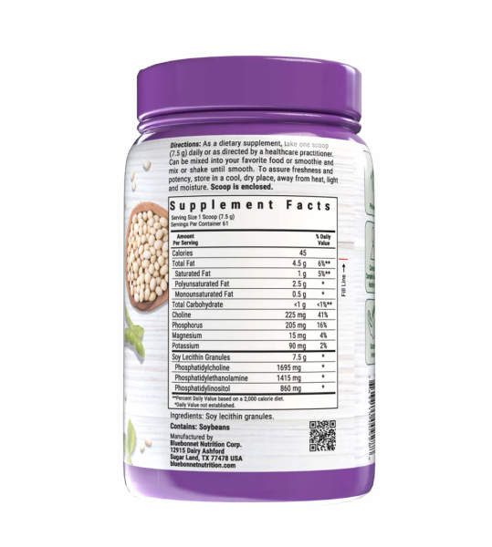 Лецитин Bluebonnet Nutrition (Lecithin Granules) 458 г