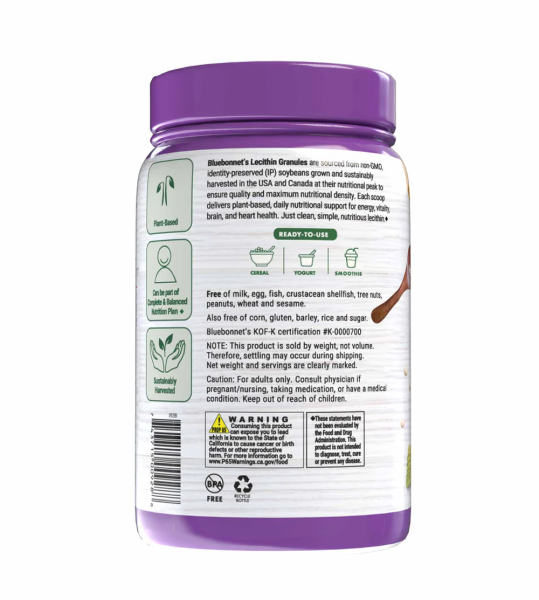 Лецитин Bluebonnet Nutrition (Lecithin Granules) 458 г