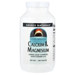 Кальцій та магній Source Naturals  (Calcium and Magnesium) 300 мг 250 таблеток