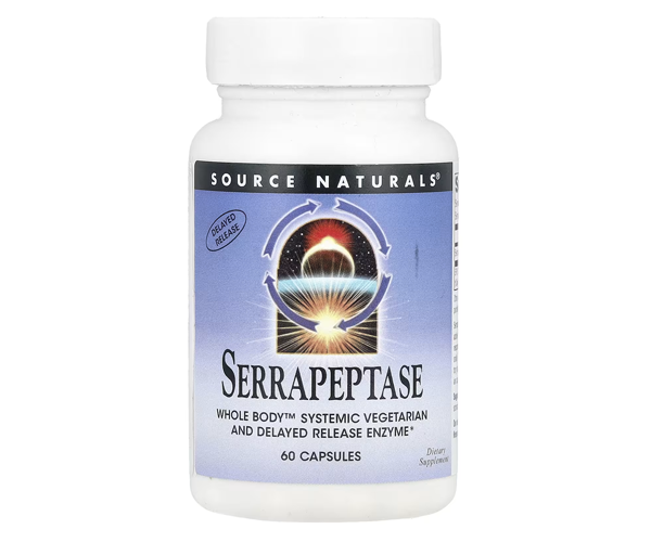 Серрапептаза Source Naturals  (Serrapeptase) 120 000 SPU 