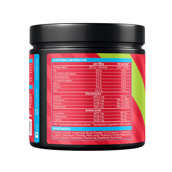 Електроліти та BCAA VPLab FitActive Zero 200 г порошок Лимонад