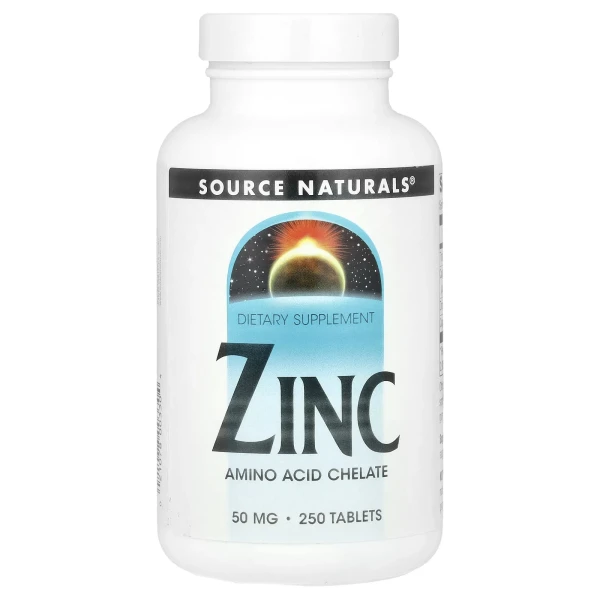 Цинк Source Naturals (Zinc) 50 мг