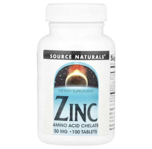 Цинк Source Naturals (Zinc) 50 мг