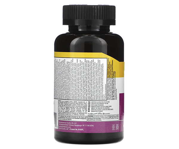 Вітаміни для жінок після 35 Country Life  (Multivitamins for women) 60 таблеток
