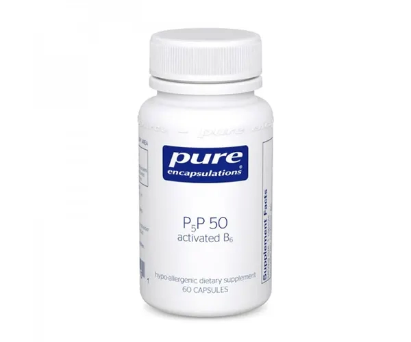 Витамин B6 Пиридоксаль-5-Фосфат Pure Encapsulations (Vitamin B6) 50 мг