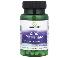 Піколінат цинку Swanson (Zinc Picolinate) 22 мг 60 капсул