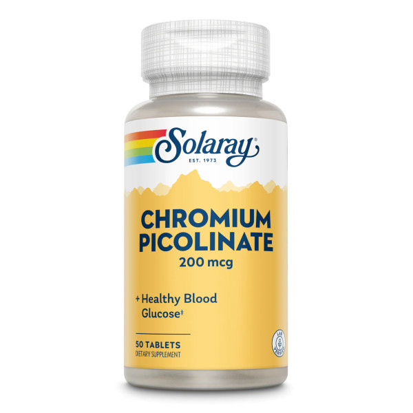Піколінат хрому 200 мкг Solaray (Chromium Picolinate 200 mcg)