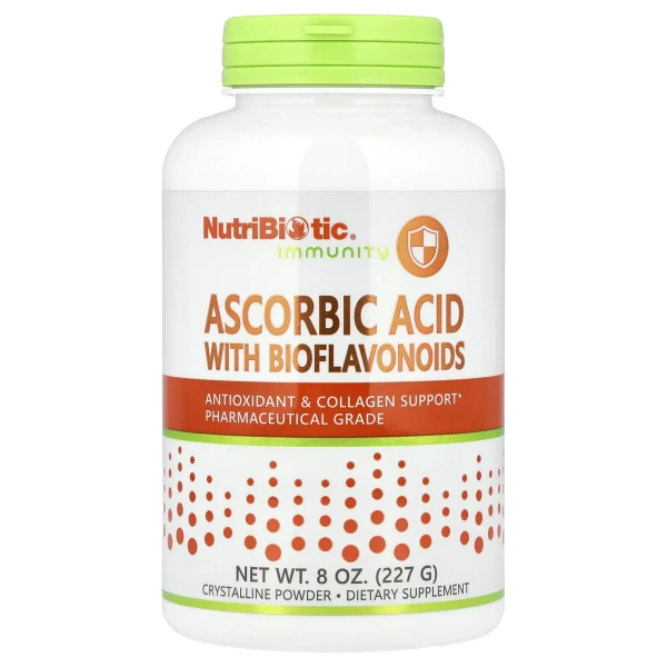 Витамин C с биофлавоноидами NutriBiotic (Ascorbic Acid with Bioflavonoids) 2000 мг/500 мг 
