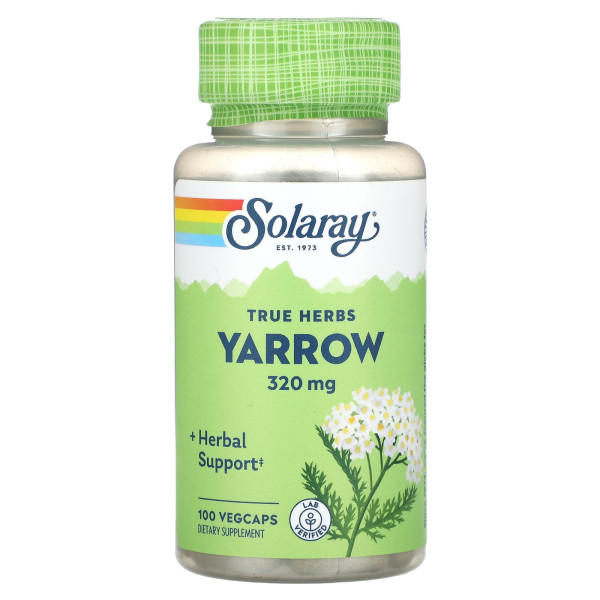 Деревій Solaray, True Herbs 320 мг 100 капсул