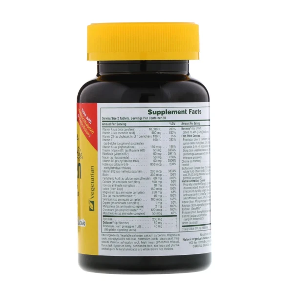 Мультивитамины и минералы для женщин Natures Plus (Multi-Vitamin and Mineral) 60 таблеток