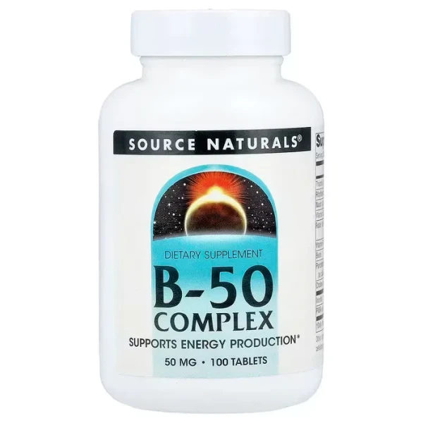 Комплекс B-50 Source Naturals (B-50 Complex) 100 таблеток