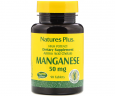 Марганець Natures Plus (Manganese) 50 мг 90 таблеток