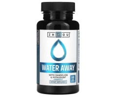 Water Away з кульбабою та калієм Zhou Nutrition 60 капсул