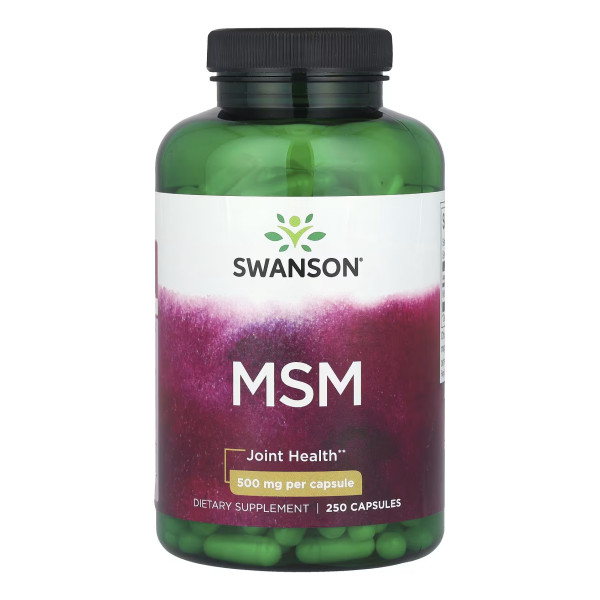 МСМ метилсульфонилметан Swanson (MSM) 500 мг 250 капсул