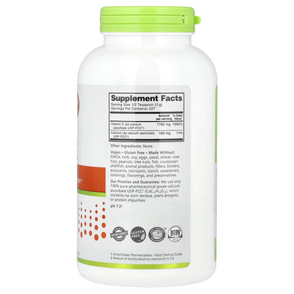 Аскорбат кальция NutriBiotic (Calcium Ascorbate) 454 г