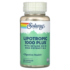 Ліпотропний фактор Solaray (Lipotropic 1000 Plus) 100 капсул