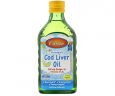 Риб'ячий жир (рідкий) з печінки тріски для дітей Carlson Labs (Cod liver oil) 250 мл зі смаком 