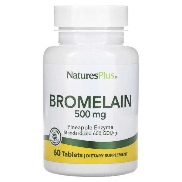 Бромелайн Natures Plus (Bromelain) 500 мг
