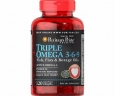 Потрійна Омега 3-6-9 Puritan's Pride (Triple Omega 3-6-9) 120 капсул