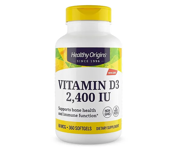 Витамин D3 Healthy Origins (Vitamin D3) 2400 МЕ 