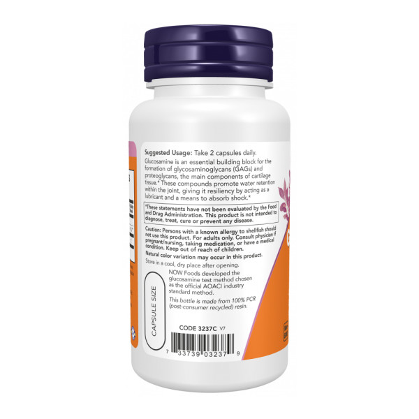 Глюкозамин Now Foods (Glucosamine) 1000 мг 180 капсул