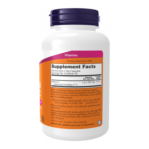 Ліпосомальний вітамін C Now Foods (Liposomal Vitamin C) 120 капсул