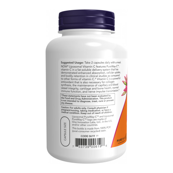 Ліпосомальний вітамін C Now Foods (Liposomal Vitamin C) 120 капсул