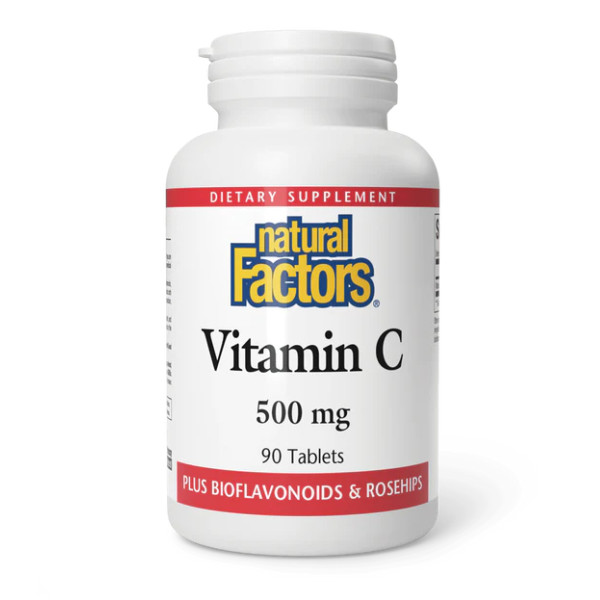 Витамин С Natural Factors (Vitamin C) 500мг 90 таблеток