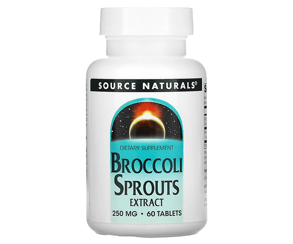 Екстракт броколі Source Naturals (Broccoli Sprouts Extract) 250 мг 60 таблеток