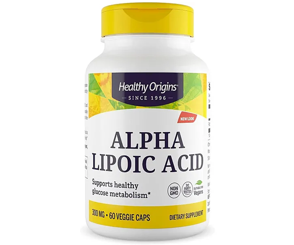 Альфа-липоевая кислота Healthy Origins (Alpha-lipoic acid) 300 мг 