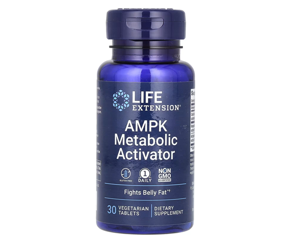 Активатор метаболизма аденозинмонофоскиназы Life Extension (AMPK metabolic activator) 30 таблеток