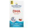 Рыбий жир ДГК Nordic Naturals (DHA) 830 мг 90 капсул со вкусом клубники