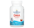 Рыбий жир ДГК Nordic Naturals (DHA) 830 мг 90 капсул со вкусом клубники