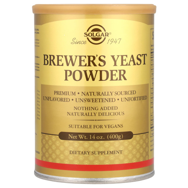 Пивные дрожжи в порошке Solgar (Brewer's Yeast) 400 г