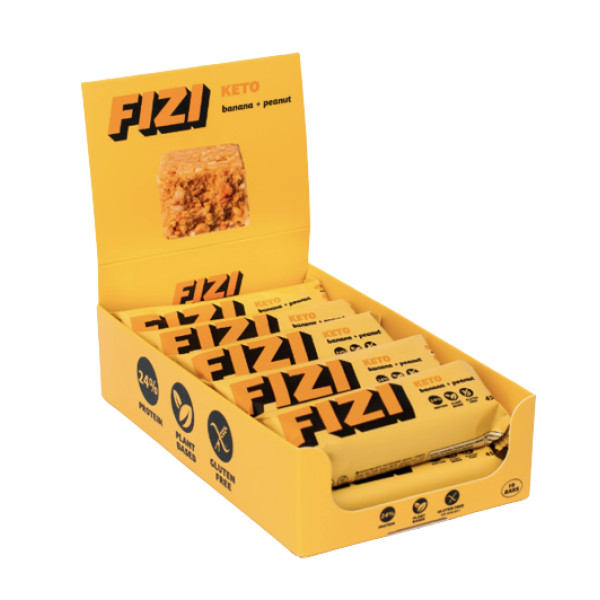 Батончик KETO Protein Bar FIZI 10x45г
