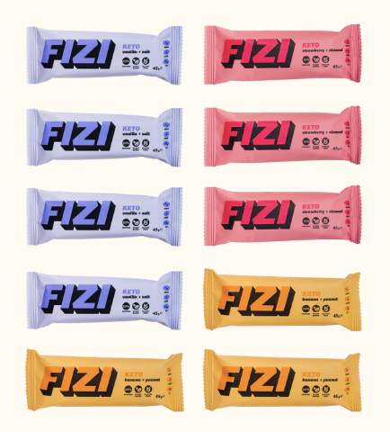 Батончик KETO Protein Bar FIZI 10x45г