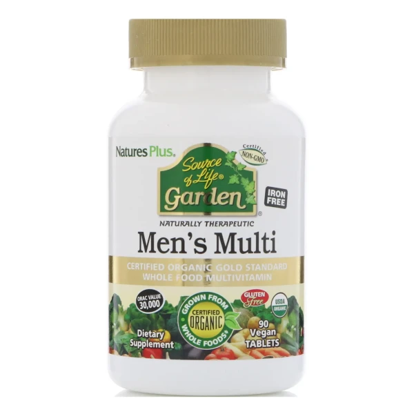 Мультивітаміни для чоловіків Natures Plus (Men's Multi) 90 таблеток