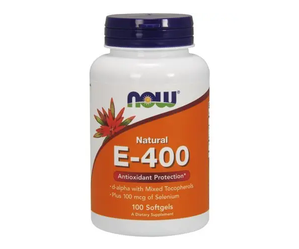 Вітамін Е d-альфа-токоферилацетат NOW Foods (Natural Vitamin E) 400 МО 