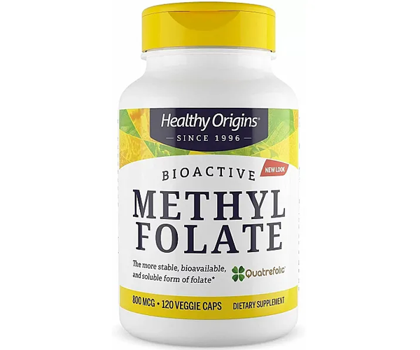 Метилфолат Healthy Origins (Methyl folate) 800 мкг 120 капсул